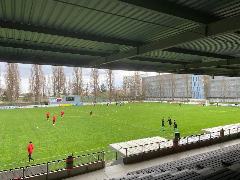 SR Donaufeld sports club in Strebersdorf, VIE