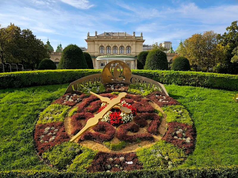 Stadtpark park in Klosterneuburg, VIE