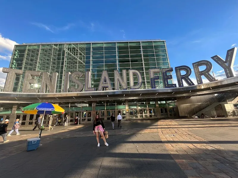 Staten Island Ferry route in Staten Island, NY