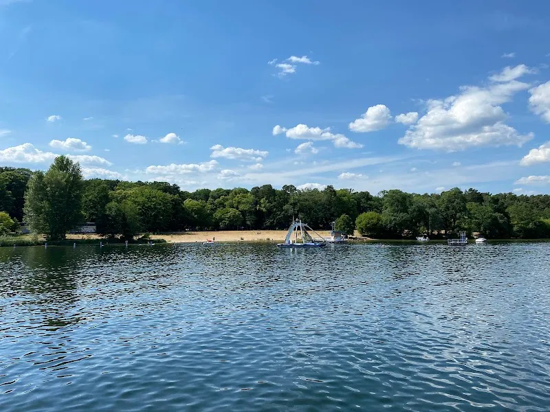 Strandbad Tegeler See beach in Tegel, BE