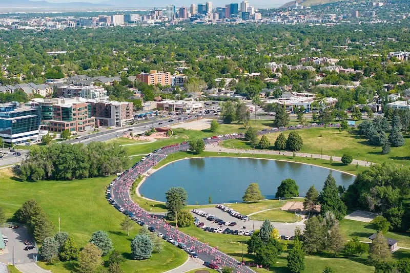 Sugar House Park park in Salt Lake City, UT