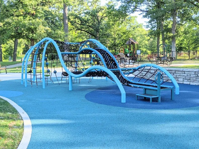 Sunset Woods Park Gazebo park in Highland Park, IL