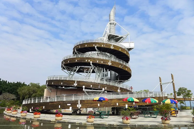 Tai Po Waterfront Park park in Tai Po, HK