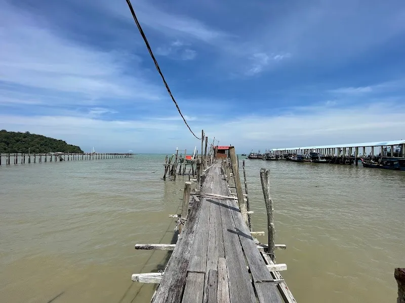 Teluk Bahang Jetty tourist attraction in Batu Ferringhi, Penang