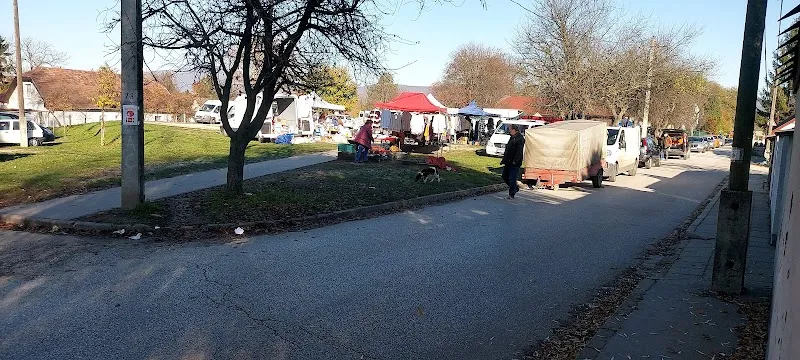 Termelői Piac market in Pilisvörösvár, Budapest
