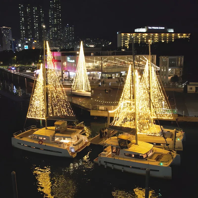 The Bay 101 marina in Centum City, Busan