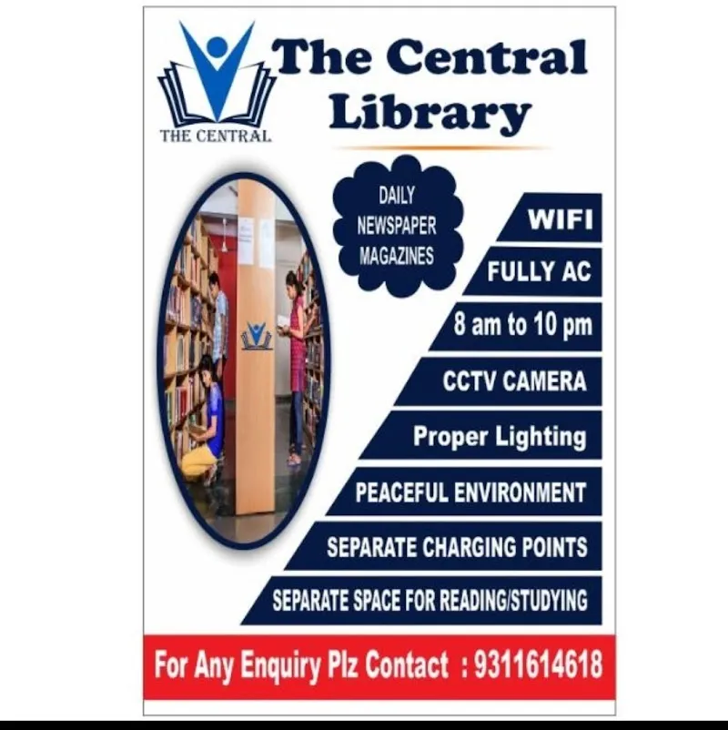The Central Library(Reading room)|Manesar library in Sec 85 Gurgaon, HR