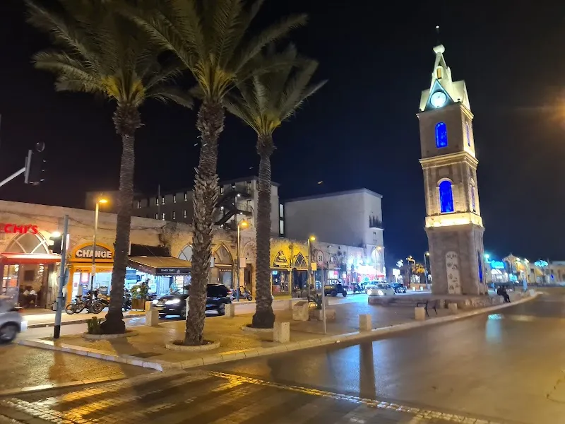 The Clock Tower historical landmark in Jaffa, TA
