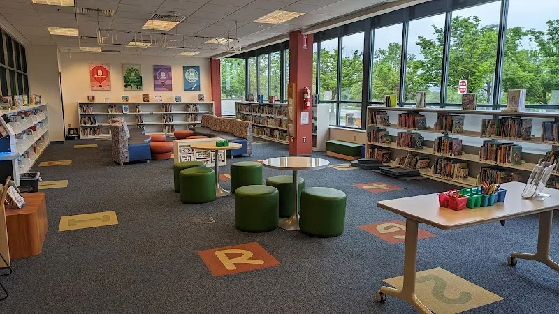 The Cockeysville Branch of the Baltimore County Public Library library in Lutherville-Timonium, MD