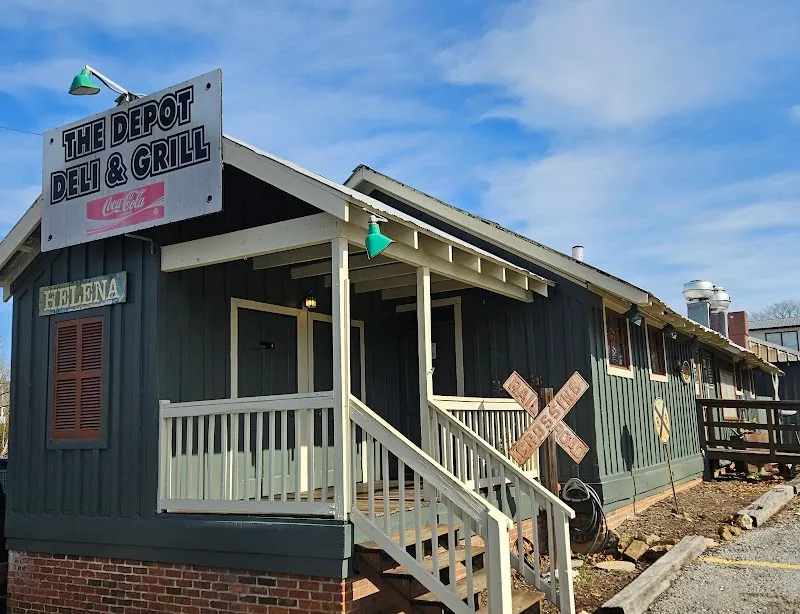 The Depot Deli & Grill hamburger restaurant in Helena, AL
