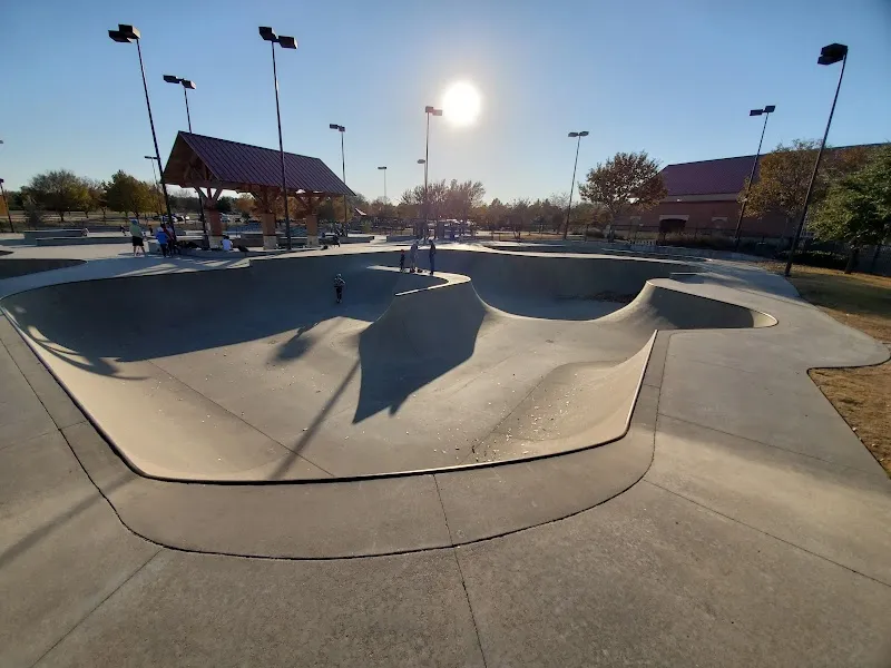 The Edge At Allen Station Park skateboard park in Allen, TX