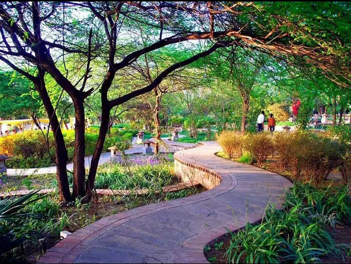 The Garden of Five Senses garden in Delhi, DL