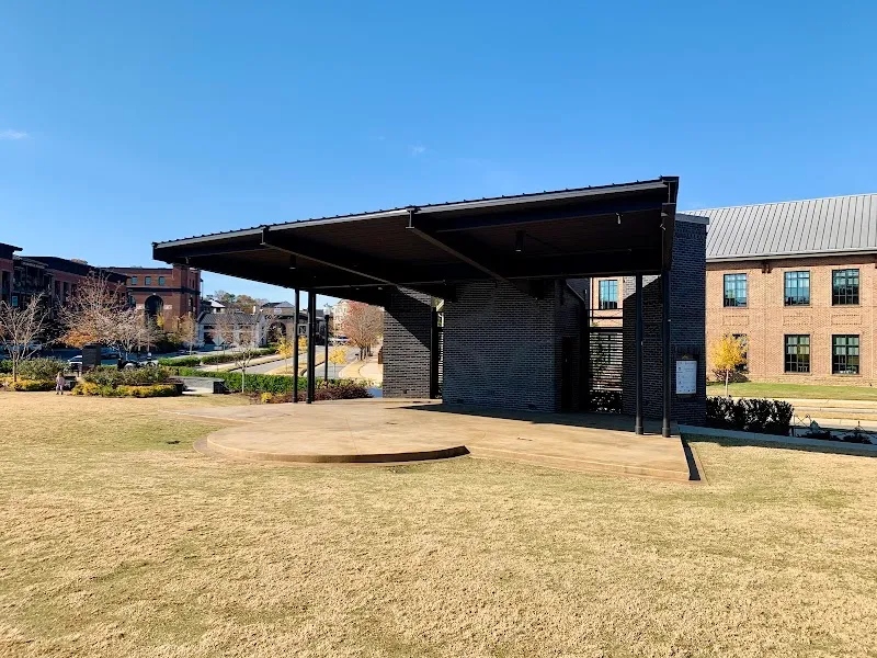 The Green at Crabapple Market park in Milton, GA