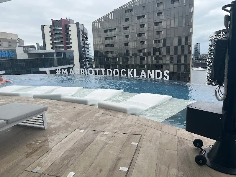 The Infinity Pool At Marriott Melbourne Docklands swimming pool in Docklands, VIC