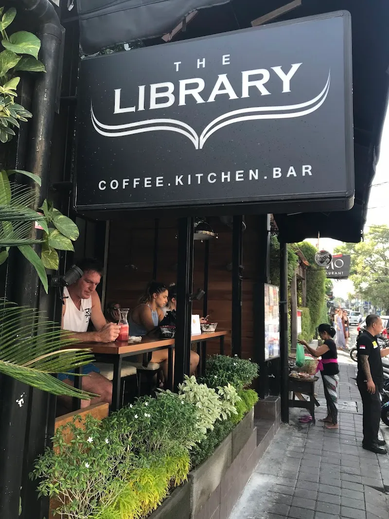 The Library cafe in Seminyak, Bali