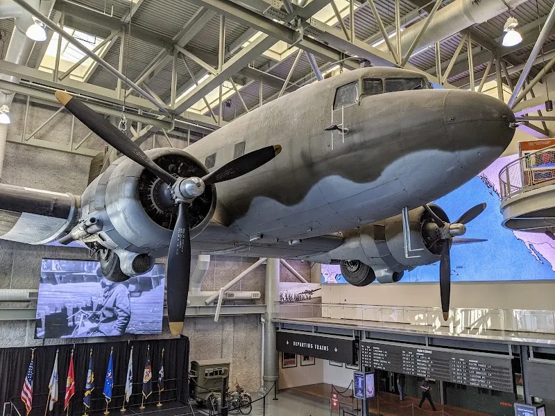 The National WWII Museum tourist attraction in New Orleans, LA