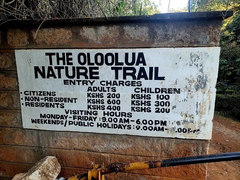 The Oloolua Nature Trail nature preserve in Langata, Nairobi