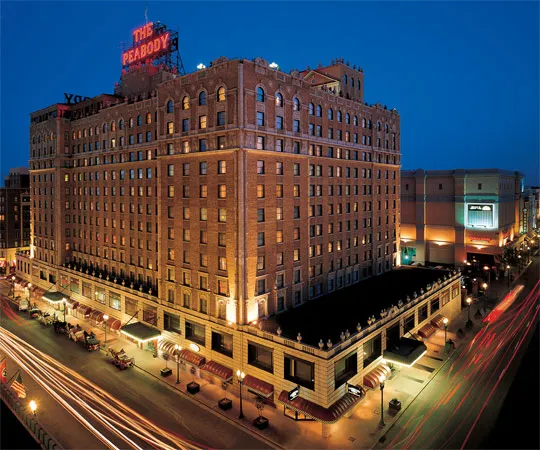 The Peabody Memphis hotel in Memphis, TN