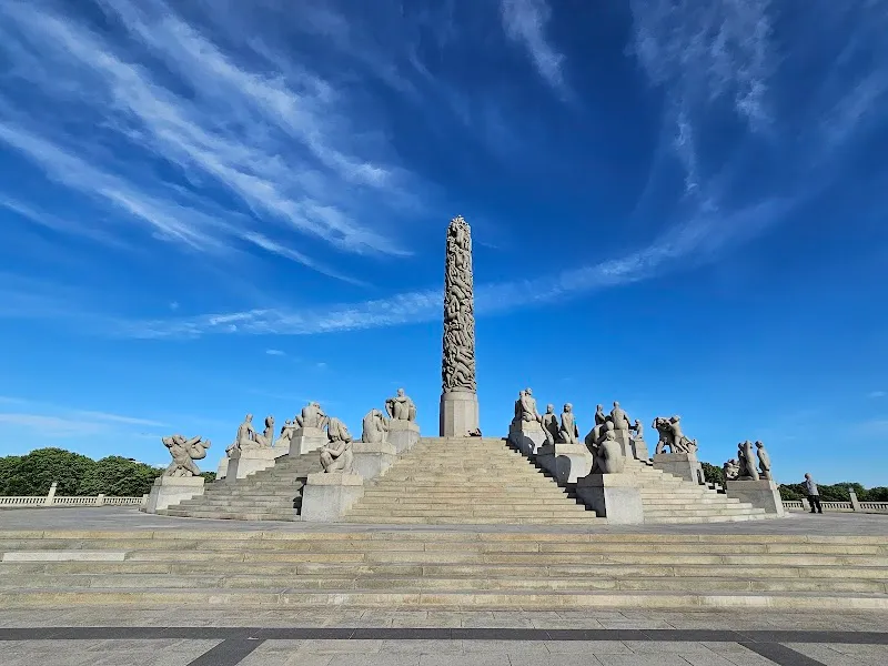 The Vigeland Park park in Oppegård, Oslo
