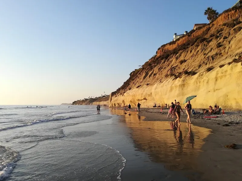 Tide Beach Park beach in Solana Beach, CA