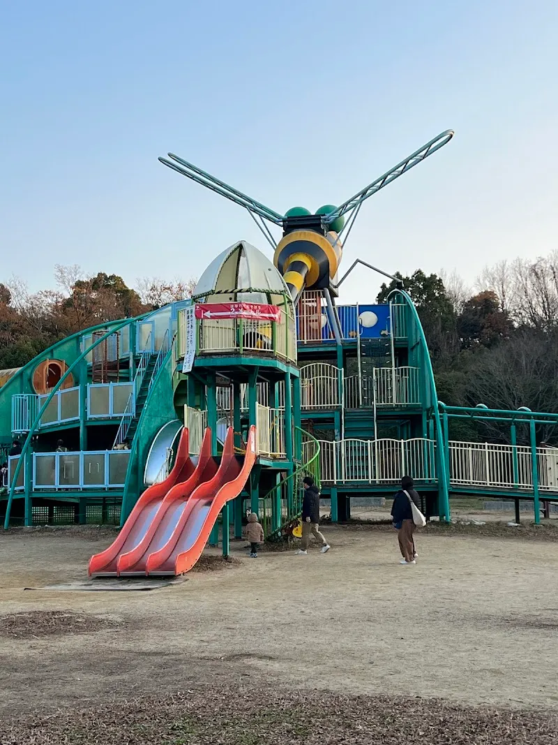 Tonboike Park park in Kishiwada, Osaka