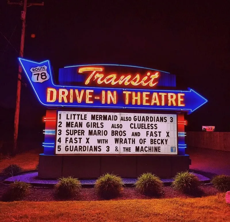 Transit Drive-In Theatre movie theater in Depew, NY