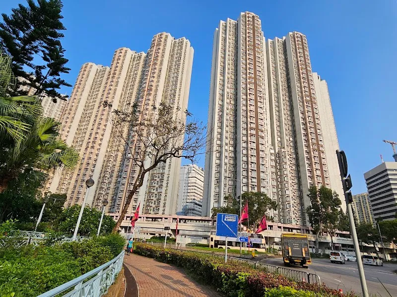 Tsing Yi Crescent Garden park in Kwai Tsing, HK