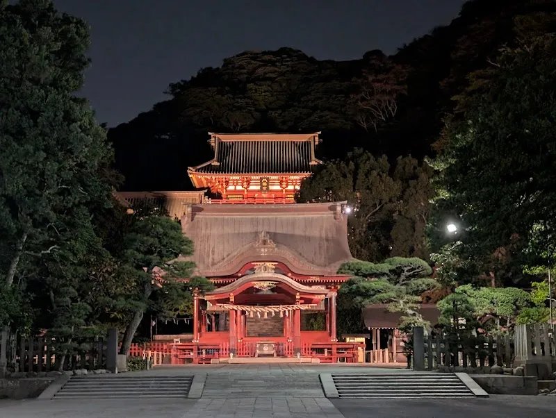 Tsurugaoka Hachimangu shinto shrine in Kamakura, Kanagawa