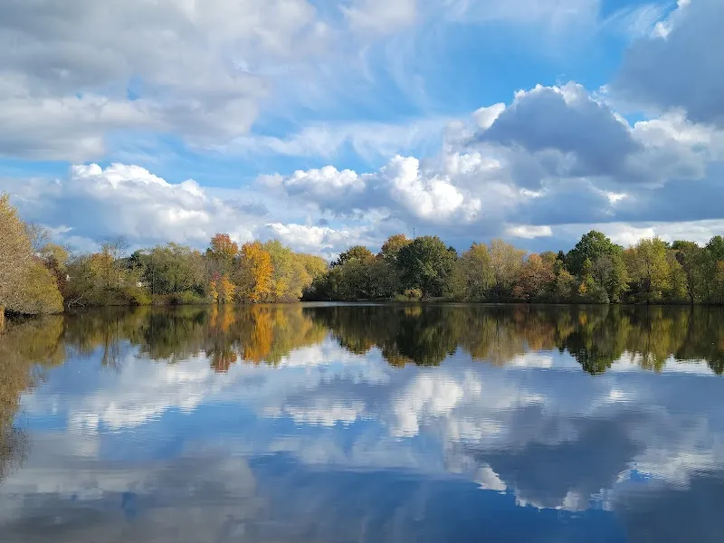 Turner's Pond fishing pond in Milton, MA