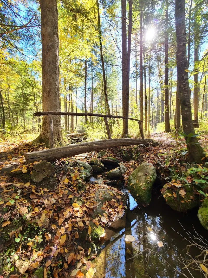 Twin Creeks Trail Trailhead hiking area in Pittman Center, TN