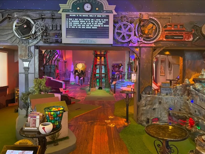 Urban Putt miniature golf course in San Francisco, CA