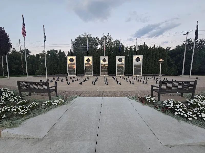 Veterans Memorial Walk park in O'Fallon, MO