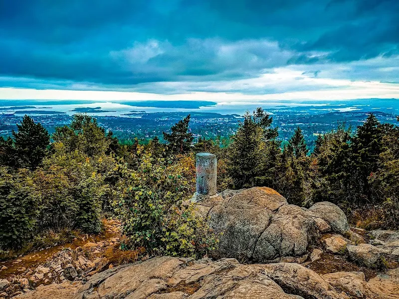 Vettakollen Viewpoint hiking area in Oppegård, Oslo