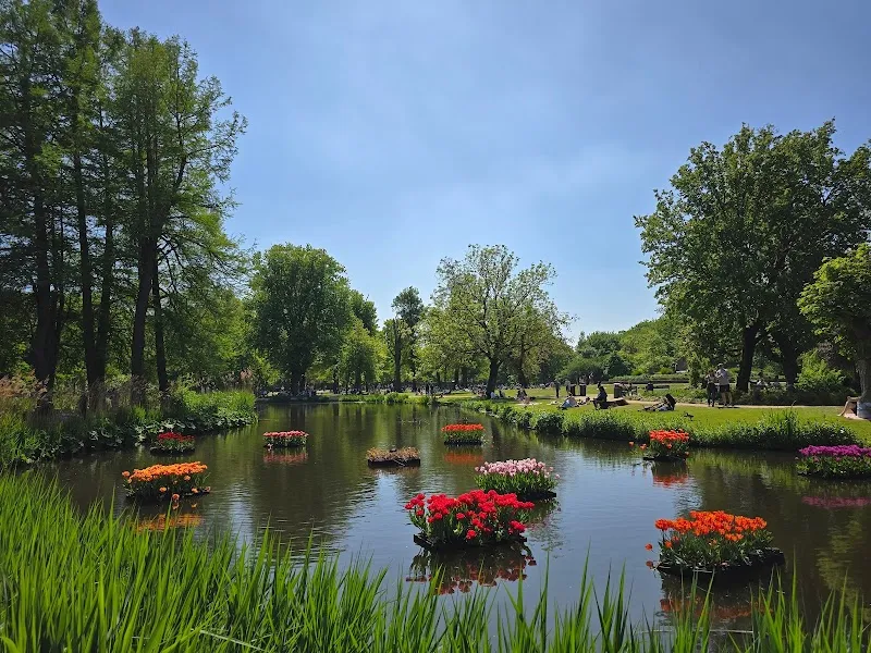 Vondelpark park in Amsterdam, NH