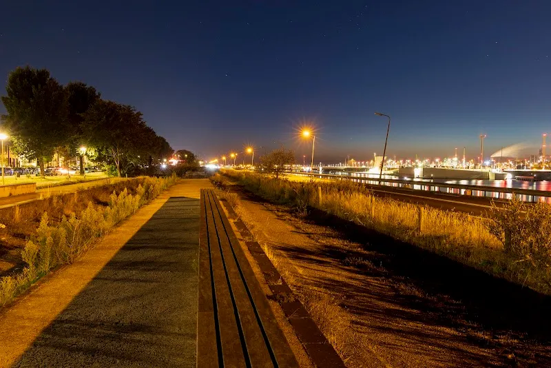 Wandelpad IJmuider Spoorlijn ‘Vislijn’ hiking area in Velsen, NH