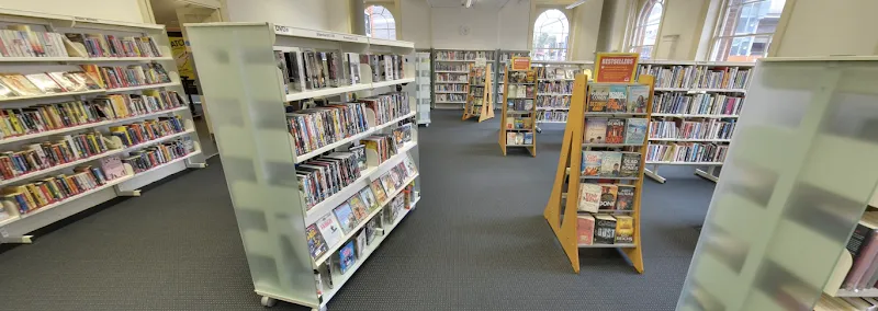 Wandsworth Town Library internet cafe in Wandsworth, London