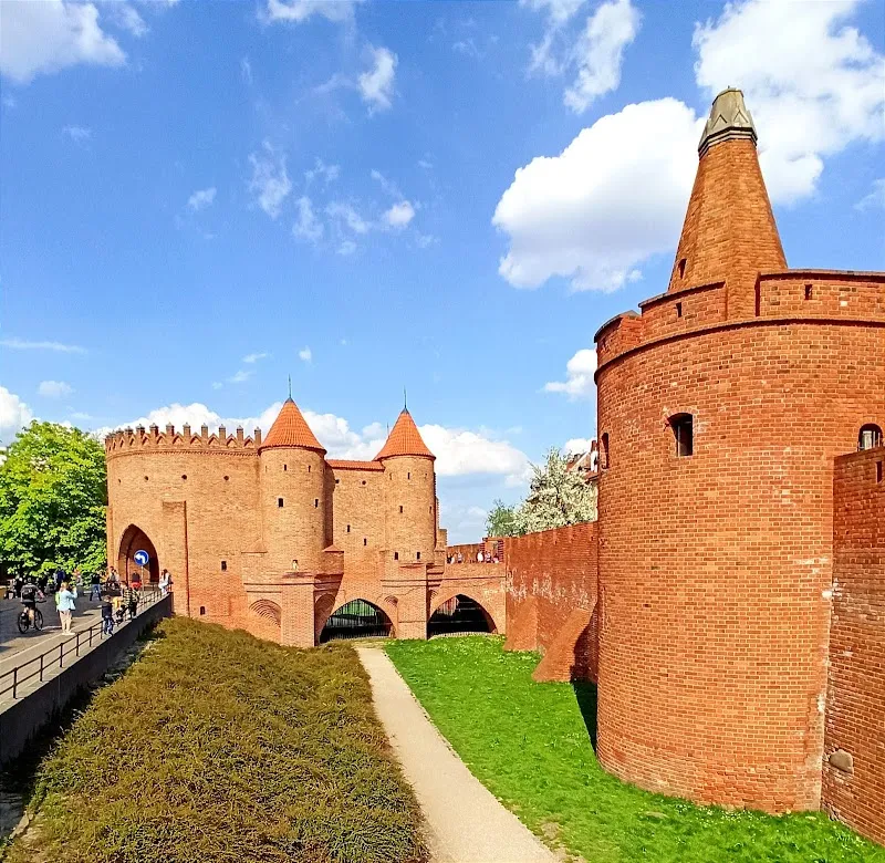 Warsaw Barbican historical landmark in Warsaw, MZ