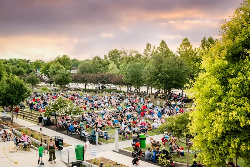 Wayne Ferguson Plaza city park in Lewisville, TX