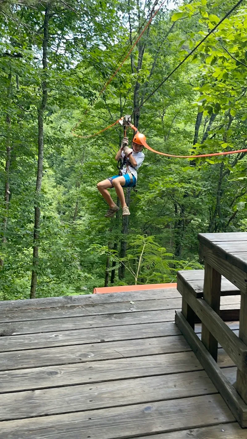 Wears Valley Zipline Adventures tourist attraction in Wears Valley, TN