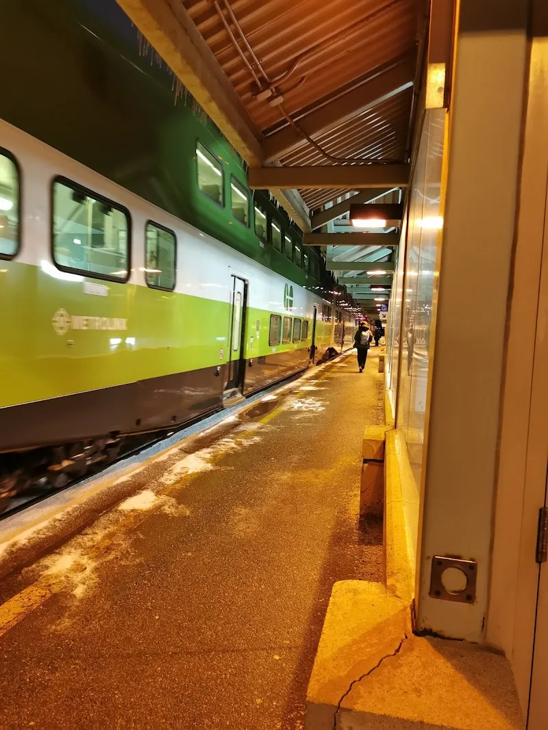 Whitby train station in Whitby, ON