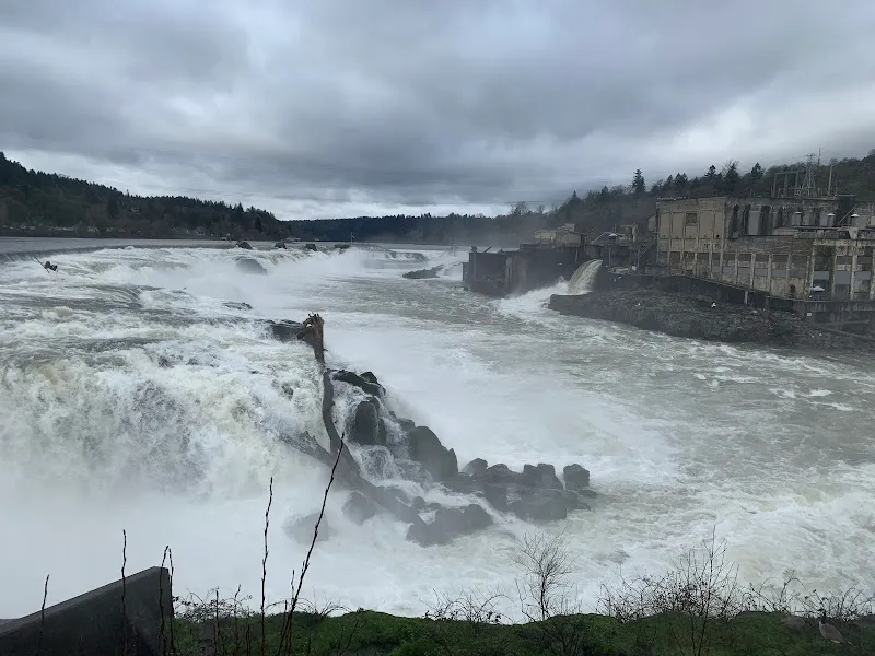 Willamette Falls tourist attraction in West Linn, OR