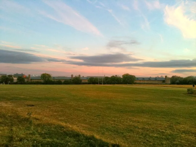 Wormwood Scrubs Open Space park in Hammersmith, London