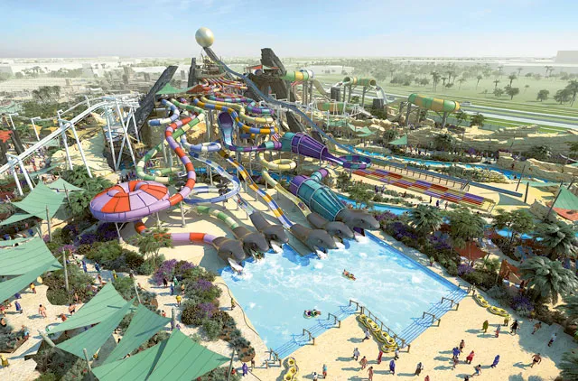 Yas Waterworld Abu Dhabi water park in Abu Dhabi, AUH