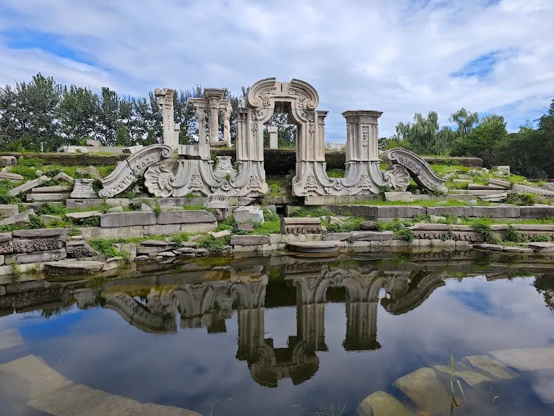 Yuanmingyuan Park historical place in Haidian District, Beijing