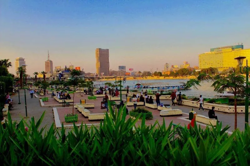 Zamalek Island Parks park in Mohandessin, Cairo
